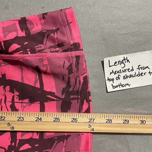 Under Armour Coldgear Size Medium Pink Camo Thermal Mock Neck 1/4 Zip Pullover - Picture 12 of 12